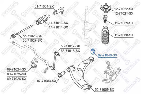 Фото 8771040SX Подвеска STELLOX {forloop.counter}}