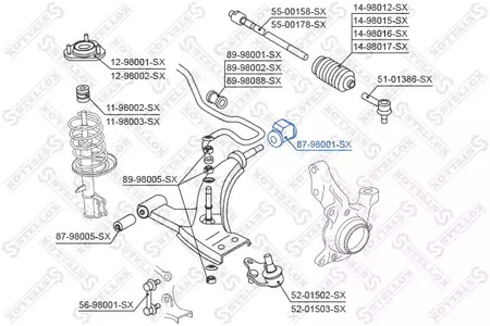 Фото 8798001SX Подвеска STELLOX {forloop.counter}}