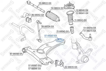 Фото 8798057SX Подвеска Stellox {forloop.counter}}