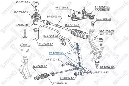 Фото 8937010SX Подвеска Stellox {forloop.counter}}