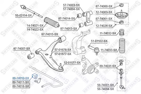 Фото 8974010SX Подвеска STELLOX {forloop.counter}}