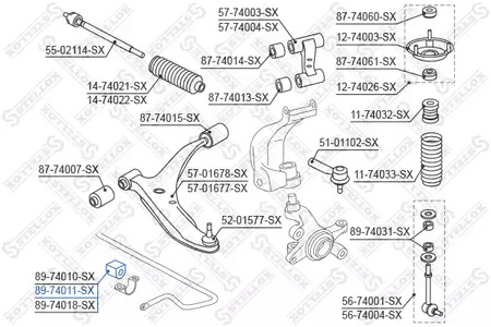 Фото 8974011SX Подвеска STELLOX {forloop.counter}}