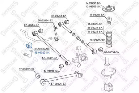 Фото 8998020SX Подвеска STELLOX {forloop.counter}}