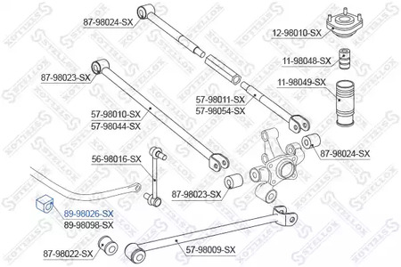 Фото 8998026SX Подвеска STELLOX {forloop.counter}}