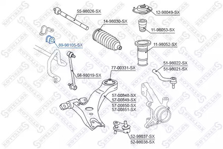 Фото 8998105SX Подвеска STELLOX {forloop.counter}}