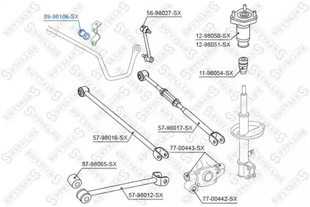 Фото 8998106SX Подвеска Stellox {forloop.counter}}