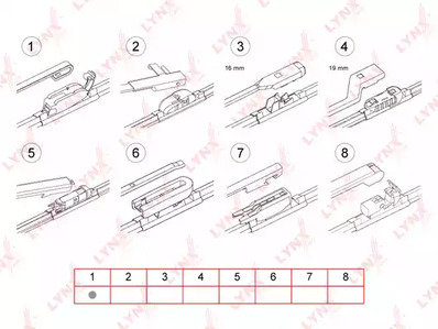 Фото XF300 Щетка стеклоочистителя LYNXAUTO {forloop.counter}}