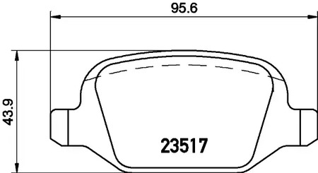 Фото 8DB355009361 Комплект тормозных колодок HELLA PAGID {forloop.counter}}