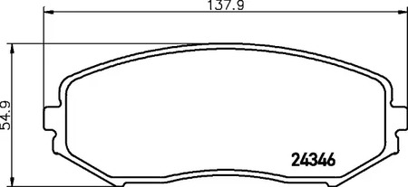 Фото 8DB355012351 Комплект тормозных колодок HELLA PAGID {forloop.counter}}