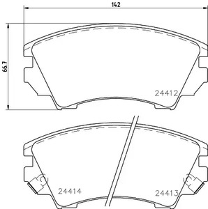 Фото 8DB355013041 Комплект тормозных колодок HELLA PAGID {forloop.counter}}