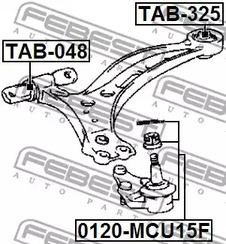 Фото 0120MCU15F Шарнир FEBEST {forloop.counter}}