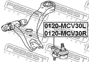 Фото 0120MCV30R Шарнир FEBEST {forloop.counter}}