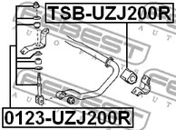 Фото 0123UZJ200R Стойка FEBEST {forloop.counter}}