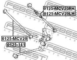 Фото 0125MCV20 Рычаг независимой подвески колеса FEBEST {forloop.counter}}