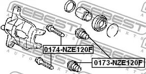 Фото 0173NZE120F Пыльник FEBEST {forloop.counter}}