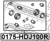 Фото 0175HDJ100R Ремкомплект FEBEST {forloop.counter}}