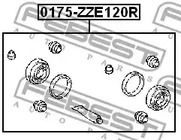 Фото 0175ZZE120R Ремкомплект FEBEST {forloop.counter}}