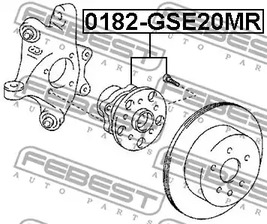 Фото 0182GSE20MR Ступица колеса FEBEST {forloop.counter}}