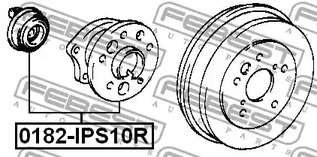 Фото 0182IPS10R Ступица колеса FEBEST {forloop.counter}}