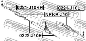 Фото 0221J10LH Шарнир FEBEST {forloop.counter}}