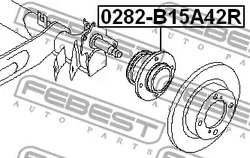 Фото 0282B15A42R Ступица колеса FEBEST {forloop.counter}}