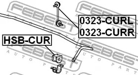 Фото 0323CURL Стойка FEBEST {forloop.counter}}