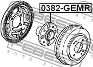 Фото 0382GEMR Ступица колеса FEBEST {forloop.counter}}