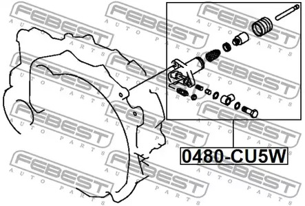 Фото 0480CU5W Цилиндр FEBEST {forloop.counter}}