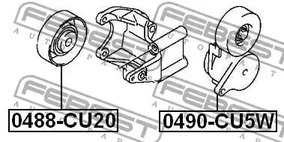 Фото 0490CU5W Натяжитель FEBEST {forloop.counter}}