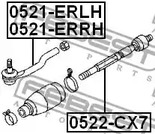 Фото 0521ERLH Шарнир FEBEST {forloop.counter}}