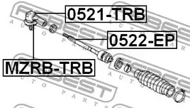 Фото 0521TRB Шарнир FEBEST {forloop.counter}}