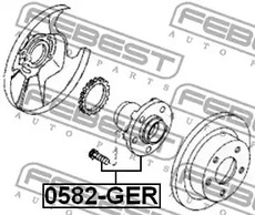 Фото 0582GER Ступица колеса FEBEST {forloop.counter}}