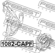 Фото 1082CAPF Ступица колеса FEBEST {forloop.counter}}