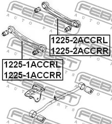 Фото 12251ACCRL Рычаг независимой подвески колеса FEBEST {forloop.counter}}