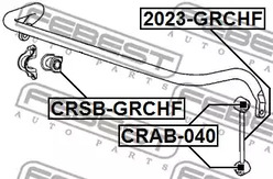 Фото 2023GRCHF Стойка FEBEST {forloop.counter}}