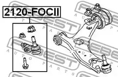 Фото 2120FOCII Шарнир FEBEST {forloop.counter}}