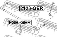 Фото 2123GER Стойка FEBEST {forloop.counter}}