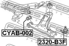 Фото 2320B3F Шарнир FEBEST {forloop.counter}}