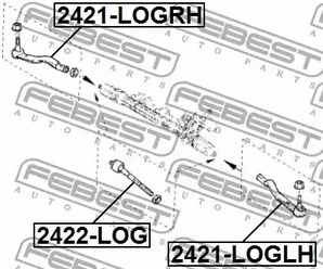 Фото 2422LOG Шарнир FEBEST {forloop.counter}}