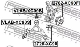 Фото 2720XC90 Шарнир FEBEST {forloop.counter}}