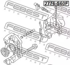 Фото 2776S60F Поршень FEBEST {forloop.counter}}