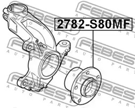 Фото 2782S80MF Ступица колеса FEBEST {forloop.counter}}