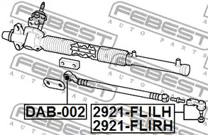 Фото 2921FLIRH Шарнир FEBEST {forloop.counter}}