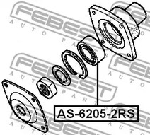 Фото AS62052RS Подшипник FEBEST {forloop.counter}}