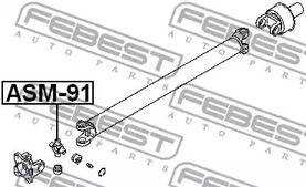 Фото ASM91 Шарнир FEBEST {forloop.counter}}