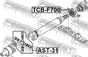 Фото AST31 Шарнир FEBEST {forloop.counter}}