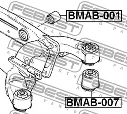 Фото BMAB007 Подвеска FEBEST {forloop.counter}}