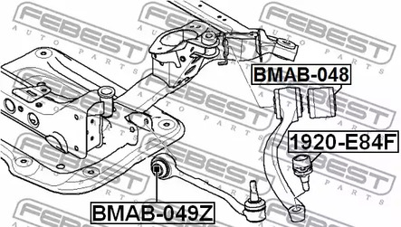 Фото BMAB049Z Подвеска FEBEST {forloop.counter}}