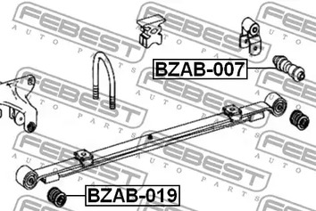 Фото BZAB007 Втулка FEBEST {forloop.counter}}