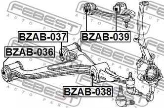 Фото BZAB038 Подвеска FEBEST {forloop.counter}}